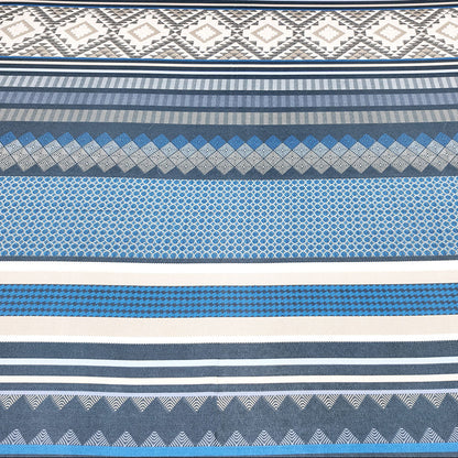 Shukrana Bedding – Blue Grey Stripe Microfiber Bedsheet